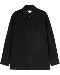 Jil Sander - Wollen Overhemd - Lyst