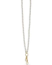 Monica Rich Kosann - Sterling Two Station Pearl Necklace - Lyst