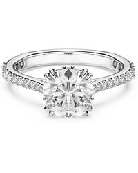 Swarovski - Stilla Crystal-Embellished Cocktail Ring - Lyst