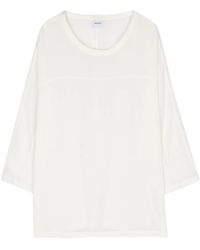 Aspesi - ラウンドネック シルクtシャツ - Lyst