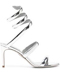 Rene Caovilla - Cleo 90mm Leather Sandals - Lyst