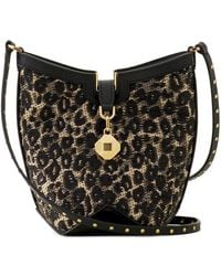 Lanvin - Borsa A Secchiello Con Borchie - Lyst