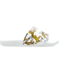 Versace Jeans Couture - Barocco-Pattern Slides - Lyst