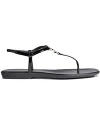 Gucci - Thong Sandals With Interlocking G - Lyst