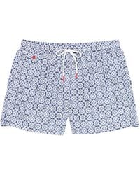 Kiton - Short De Bain À Fleurs - Lyst