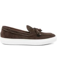 Fratelli Rossetti - Tassel-Detail Suede Loafers - Lyst
