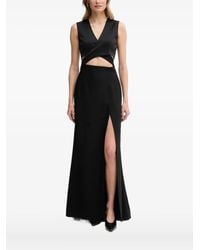 Sandro Ferrone - Vestido largo con cuello en V - Lyst