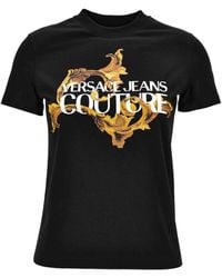 Versace Jeans Couture - T-Shirt À Logo Imprimé - Lyst