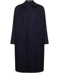 Giorgio Armani - Single-Breasted Cashmere Coat - Lyst