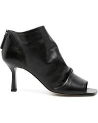 The Seller - Square Open-Toe Boots - Lyst