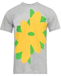 Comme des Garçons - Floral-Print T-Shirt - Lyst