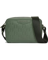 KARL LAGERFELD - K/Loom Leather Messenger Bag - Lyst