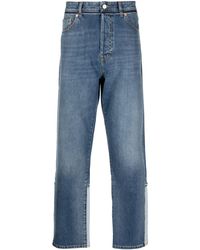 Valentino Garavani - Rockstud-detail Straight-leg Jeans - Lyst