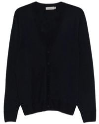 Canali - Button V-Neck Cardigan - Lyst