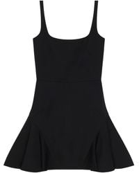 Givenchy - Vestido corto con cuello cuadrado - Lyst