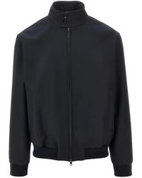 Gucci - Button-Collar Zip-Up Jacket - Lyst