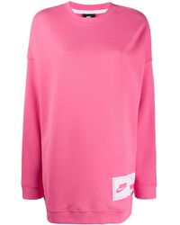 Nike Fleece Sweaterjurk - Roze