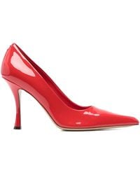 Ferragamo - 110mm Pointed-toe Leather Pumps - Lyst