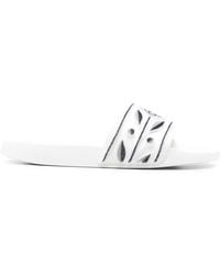 CASABLANCA - Embroidered Slides - Lyst