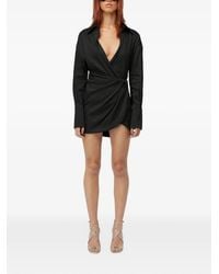 GAUGE81 - Puno Wrap-Style Shirt Mini Dress - Lyst