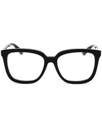Gucci - Rectangle-Frame Glasses - Lyst
