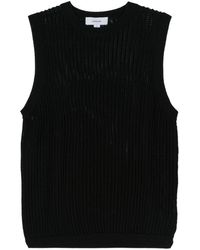 Lardini - Open-knit Cotton Vest - Lyst