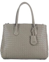Poche Paris - Ambre Torba Woven Leather Tote Bag - Lyst