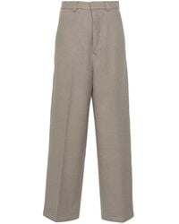 Ami Paris - Pantaloni sartoriali a gamba ampia - Lyst