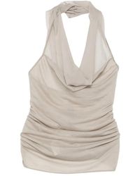 Rick Owens - Sunburn Halter Tahnk Top - Lyst
