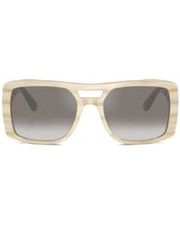 Brunello Cucinelli - Square-Frame Sunglasses - Lyst