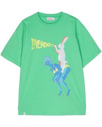 Charles Jeffrey - Graphic-Print Organic Cotton T-Shirt - Lyst