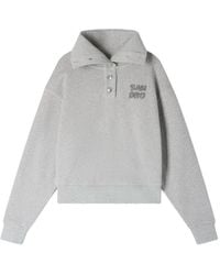 Sandro - Sudadera Con Placa Del Logo - Lyst