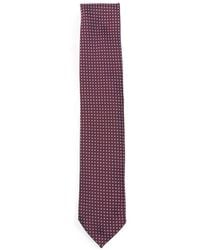 ZEGNA - Micro-Patterned Silk Tie - Lyst