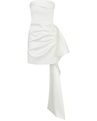 Nicholas - Calliope Draped Mini Dress - Lyst