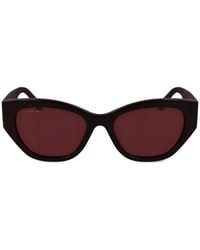 Lacoste - Cat-Eye Sunglasses - Lyst