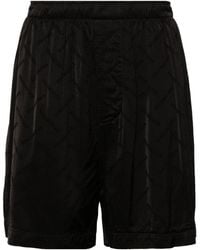 Balenciaga - Satijnen Shorts Met Logo-jacquard - Lyst