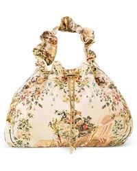 CAMILLA - Sac À Bandoulière Fleuri À Perles - Lyst