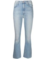 Mother - High-Rise Ankle-Length Bootcut Jeans - Lyst