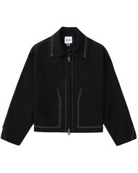 Adererror - Contrast-Stitch Zip-Up Jacket - Lyst