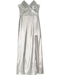 Genny - Sequined Strapless Gown - Lyst