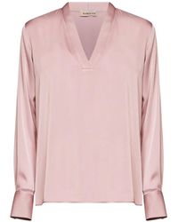 Blanca Vita - V-Neck Long-Sleeve Blouse - Lyst