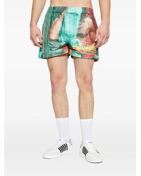 DSquared² - X Tom Bianchi Graphic-Print Swim Shorts - Lyst