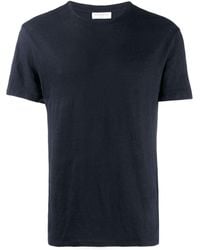 Sandro - Round-neck Linen T-shirt - Lyst