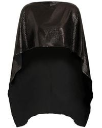 Alberta Ferretti - Sequin-Embellished Cape Scarf - Lyst