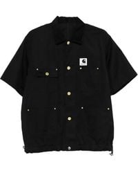 Sacai - Chemise X Carhartt À Col En Velours Côtelé - Lyst