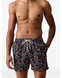 MC2 Saint Barth - Lighting Micro Swim Shorts With Popeye All-Over Print - Lyst