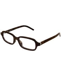 Saint Laurent - Rectangle-Frame Glasses - Lyst