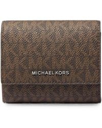 Michael Kors - Hudson Logo-Print Wallet - Lyst