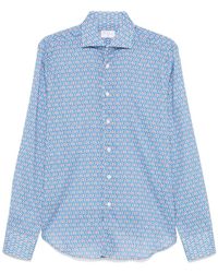 Fedeli - Floral-Print Shirt - Lyst