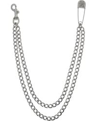 KAMIYA - Safety-Pin Curb-Link Wallet Chain - Lyst